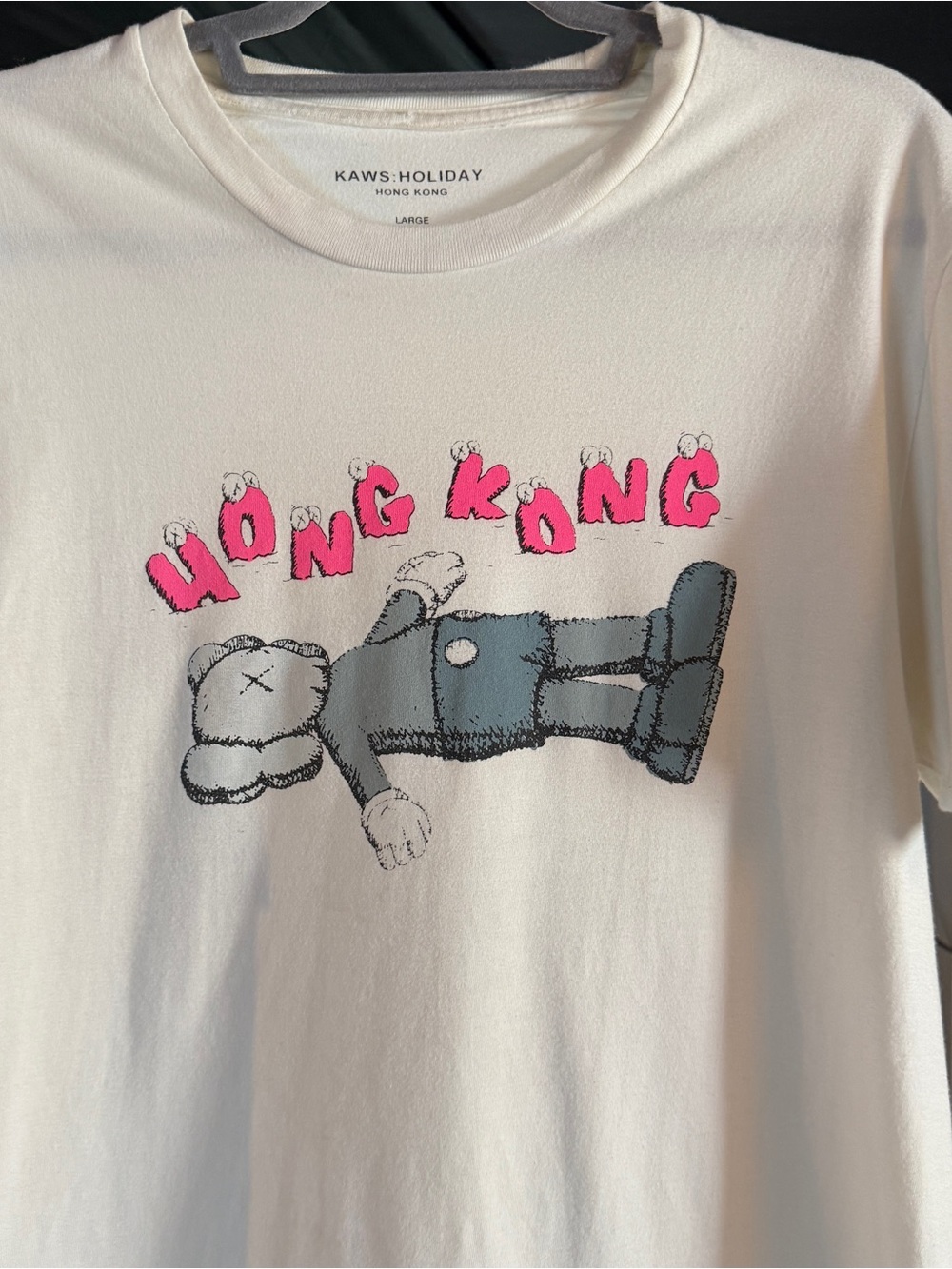 KAWS Holiday Hong Kong Companion Graphic T-Shirt Large